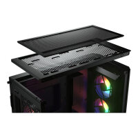 Midi COUGAR DuoFace Pro ARGB, Schwarz