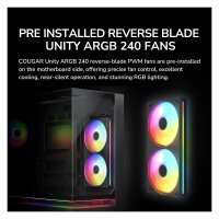 Midi COUGAR CFV235, ARGB, Glas, Schwarz
