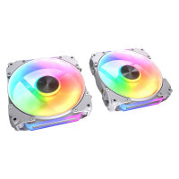 120mm COUGAR Gehäuse Lüfter Apolar 120 ARGB, Weiß, 3er-Pack
