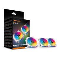 120mm COUGAR Gehäuse Lüfter Apolar 120 ARGB, Weiß, 3er-Pack