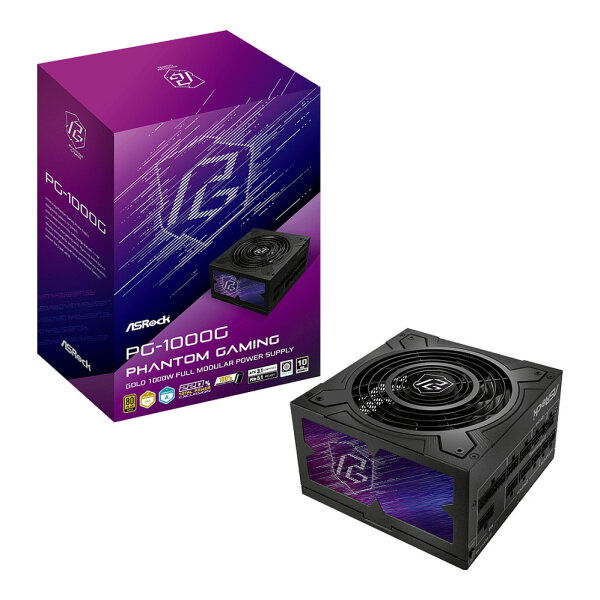 1000W ASRock Phantom Gaming PG-1000G 1000W ATX 80+ Gold black retail