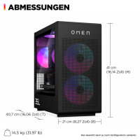 HP 35L Gaming Desktop GT16-0192ng(schwarz, ohne Betriebssystem)