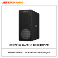 HP 16L Gaming Desktop TG03-0150ng(schwarz, ohne Betriebssystem)