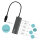 D I-TEC USB 3.0 Metal Charging HUB [4x USB Ladeport]