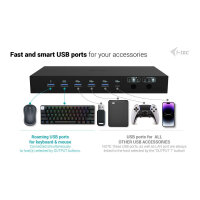 D I-TEC USB-C KVM DOCKING STATION