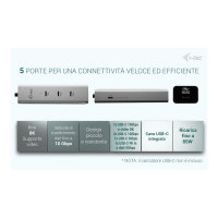 D I-TEC USB-C CHARGE HUB 5 PORTS