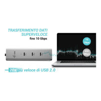 D I-TEC USB-C CHARGE HUB 5 PORTS