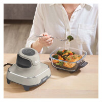 Ninja FN101EUST CRISPi 4-in-1 Tragbare Glas-Heißluftfritteuse Stone