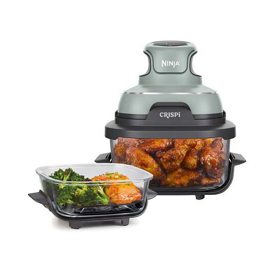 Ninja FN101EUSG CRISPi 4-in-1 Tragbare Glas-Heißluftfritteuse Sage