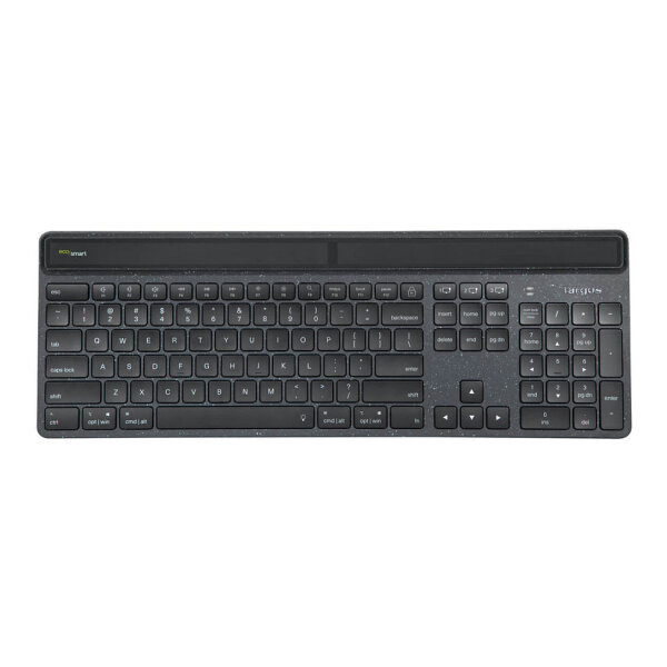 TARGUS EcoSmart antimicrobial hintergrundbeleuchtet - kabellos - Bluetooth 5.0 - QWERTY - Nordisch