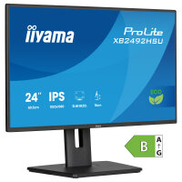 60,5cm/23,8" (1920x1080) iiyama ProLite XB2492HSU-B1 16:9 FHD IPS 3ms 120Hz HDMI DisplayPort USB VESA Speaker Black