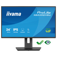 60,5cm/23,8" (1920x1080) iiyama ProLite XB2492HSU-B1 16:9 FHD IPS 3ms 120Hz HDMI DisplayPort USB VESA Speaker Black