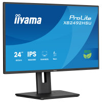 60,5cm/23,8" (1920x1080) iiyama ProLite XB2492HSU-B1 16:9 FHD IPS 3ms 120Hz HDMI DisplayPort USB VESA Speaker Black