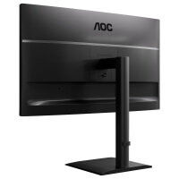 AOC U27E4CV - 27 Zoll Ultra HD, Lautsprecher, (3840x2160, 60 Hz, 2x HDMI 2.0, DisplayPort 1.4, USB-C (90W PD), RJ45, USB Hub) schwarz