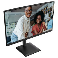 AOC U27E4CV - 27 Zoll Ultra HD, Lautsprecher, (3840x2160, 60 Hz, 2x HDMI 2.0, DisplayPort 1.4, USB-C (90W PD), RJ45, USB Hub) schwarz