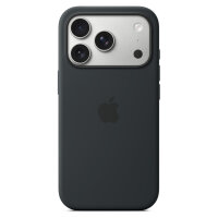 Silikon Case iPhone 17 Pro mit MagSafe (schwarz)