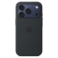 Silikon Case iPhone 17 Pro mit MagSafe (schwarz)