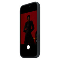 Silikon Case iPhone 17 Pro mit MagSafe (schwarz)