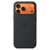 Silikon Case iPhone 17 Pro Max mit MagSafe (schwarz)