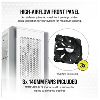 Corsair 7000D Airflow White Full Tower Gaming Gehäuse mit Glas Seitenfenster