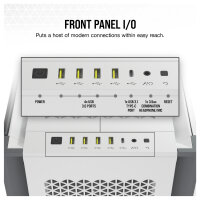 Corsair 7000D Airflow White Full Tower Gaming Gehäuse mit Glas Seitenfenster