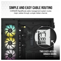 Corsair 7000D Airflow White Full Tower Gaming Gehäuse mit Glas Seitenfenster