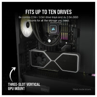 Corsair 7000D Airflow White Full Tower Gaming Gehäuse mit Glas Seitenfenster