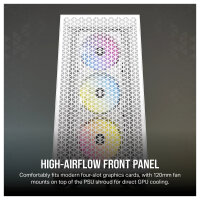 Corsair 3000D RGB Airflow weiß Midi Tower ATX Gaming Gehäuse