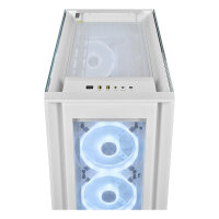 Corsair iCUE 5000X RGB QL Edition Mid-Tower ATX Gaming Gehäuse weiß