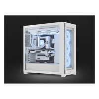 Corsair iCUE 5000X RGB QL Edition Mid-Tower ATX Gaming Gehäuse weiß