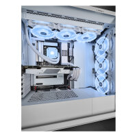 Corsair iCUE 5000X RGB QL Edition Mid-Tower ATX Gaming Gehäuse weiß