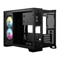 Corsair 2500X RGB schwarz Midi Tower mATX Gaming Gehäuse