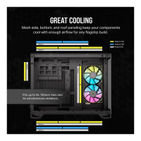 Corsair 2500X RGB schwarz Midi Tower mATX Gaming Gehäuse