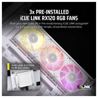 Corsair 3500X LINK RGB weiß Midi Tower ATX Gaming Gehäuse