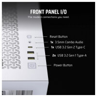 Corsair 3500X weiß Midi Tower ATX Gaming Gehäuse