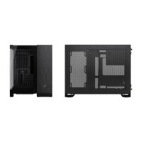 CORSAIR mATX 2500X (Tempered Glass) Black/Obsidian Alu