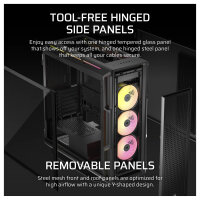 CORSAIR Midi 5000T LX RGB (Tempered Glass) Black