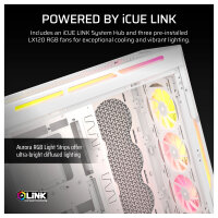 CORSAIR Midi 5000T LX RGB (Tempered Glass) White
