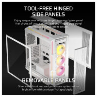 CORSAIR Midi 5000T LX RGB (Tempered Glass) White