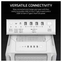 CORSAIR Midi 5000T (Tempered Glass) White