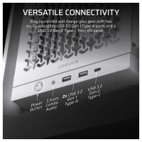 CORSAIR Frame 4000D RS Weiß Midi Tower ATX Gaming Gehäuse