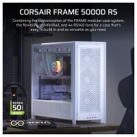 CORSAIR Frame 5000D RS Weiß Midi Tower ATX Gaming Gehäuse