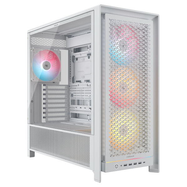 CORSAIR Frame 5000D RS ARGB Weiß Midi Tower ATX Gaming Gehäuse