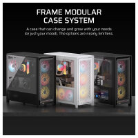 CORSAIR Frame 5000D RS ARGB Weiß Midi Tower ATX Gaming Gehäuse