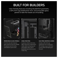 CORSAIR Midi 3500X RSR ARGB (Tempered Glass) Black