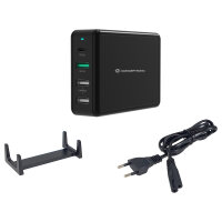 CONCEPTRONIC Ladegerät 4Port 3xUSB-A/1xC Desk 65WPD3.0 sw