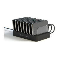 CONCEPTRONIC Ladegerät 8Port 6xUSB-A/2xC Multi...
