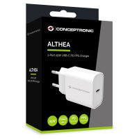CONCEPTRONIC Ladegerät 1Port USB-C 25WPD3.0/PPS ws