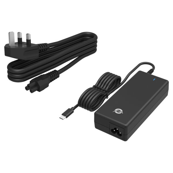 CONCEPTRONIC Ladegerät 1Port GaN USB-C UK 100WPD3.0/PPS sw