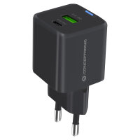 CONCEPTRONIC Ladegerät 2Port GaN USB-C/-A...